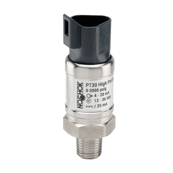 Noshok Pressure Transmitter, 0-2000 psi gauge, +/-0.25% of span, 0.5 Vdc to 4.5 Vdc, 3-wire ratiometric, 1 PT30-2000psig-1-13-2-21 - main